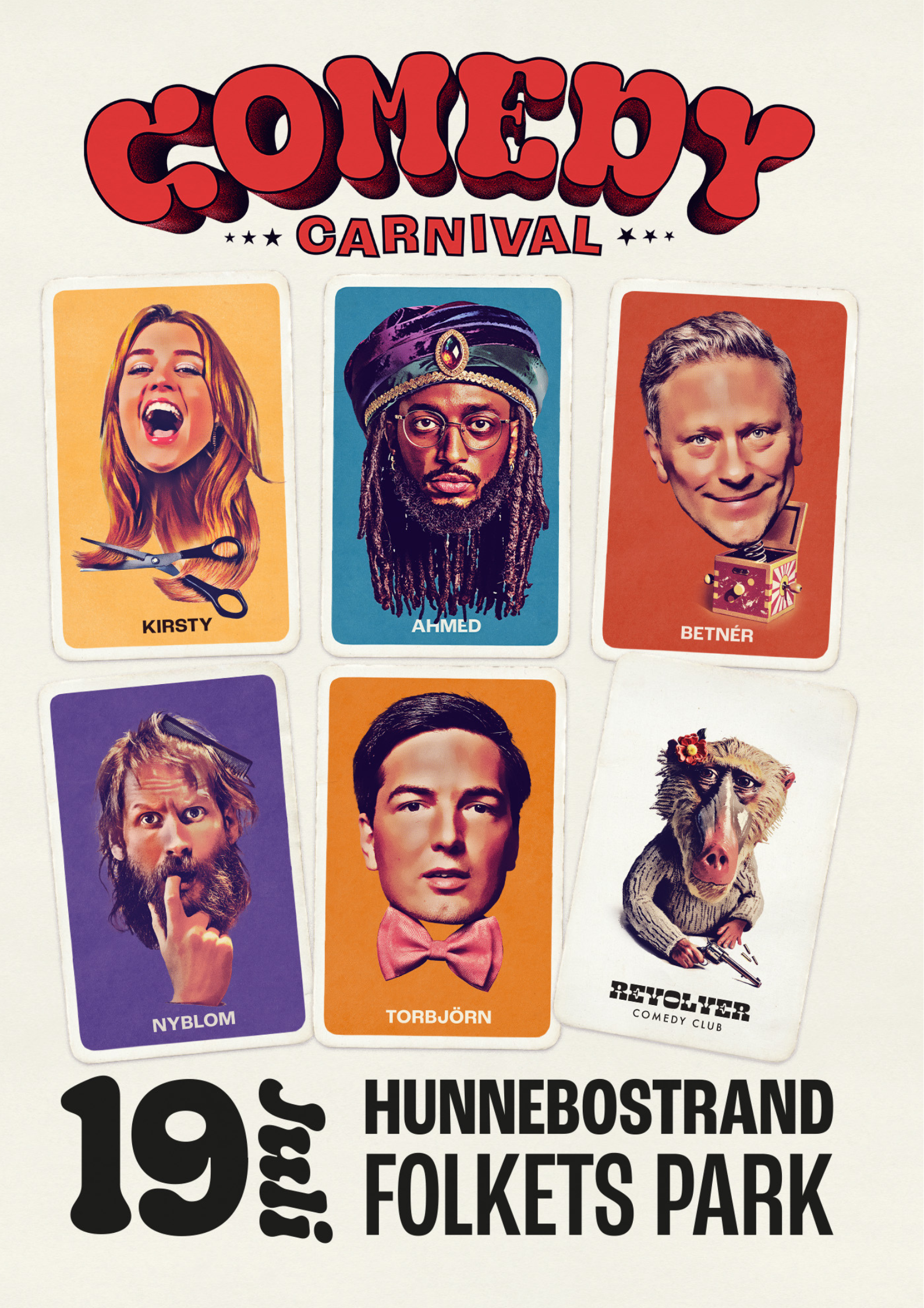 Affisch: Comedy Carneval